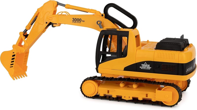 Construction Vehicle Set for Kids - Excavator & Dump Truck