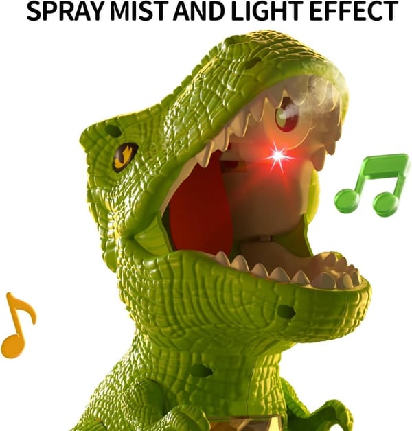 Dinosaur Shooting Game for Kids with Water Mist & Foam Pump