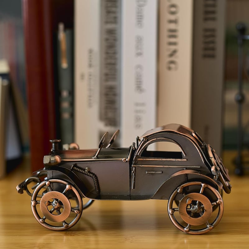 Vintage Car Model Ornament for Men - Unique Birthday Gift