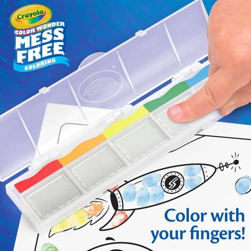 Toddler Travel Activity Set - Mess-Free Fingerprint Painting