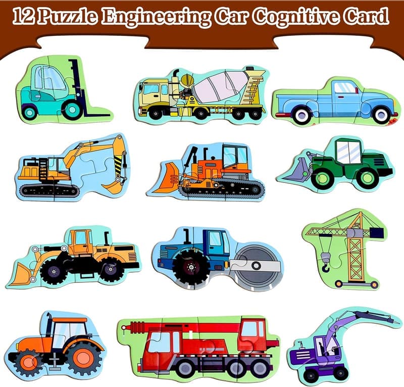 Toddler Magnetic Puzzle for Ages 1-4 - Learning Travel Gift