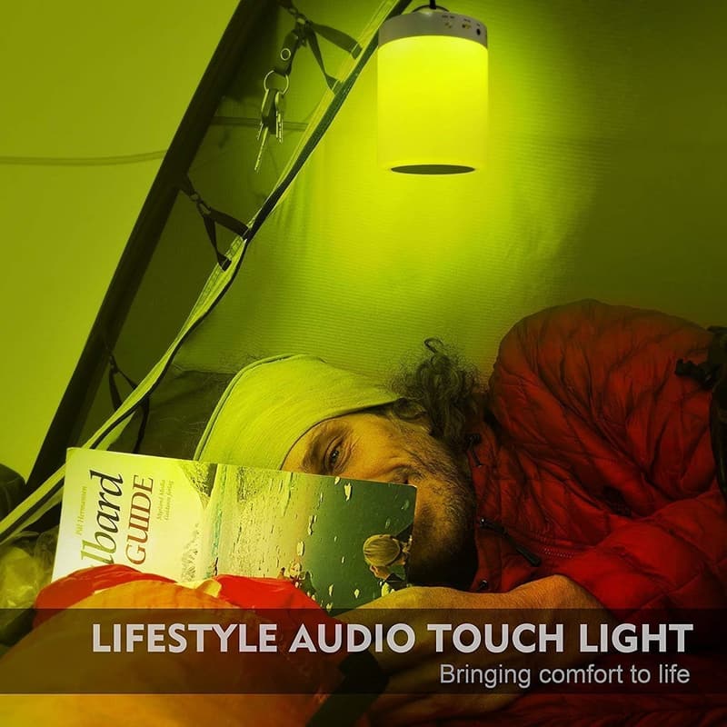Dimmable Touch Bedside Lamp with Bluetooth Speaker