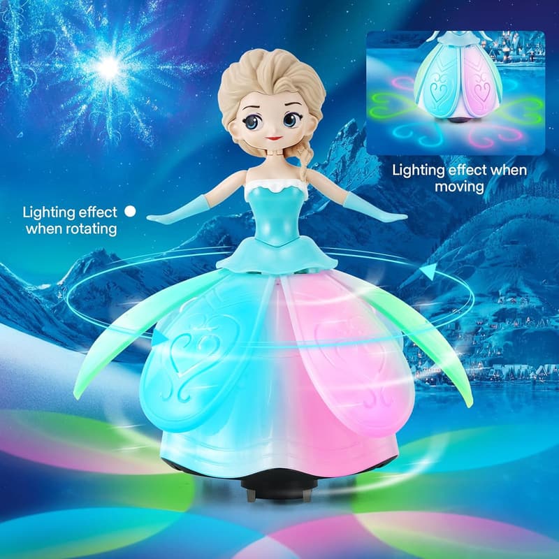 Interactive Dancing Princess Robot Toy for Girls Ages 3-6