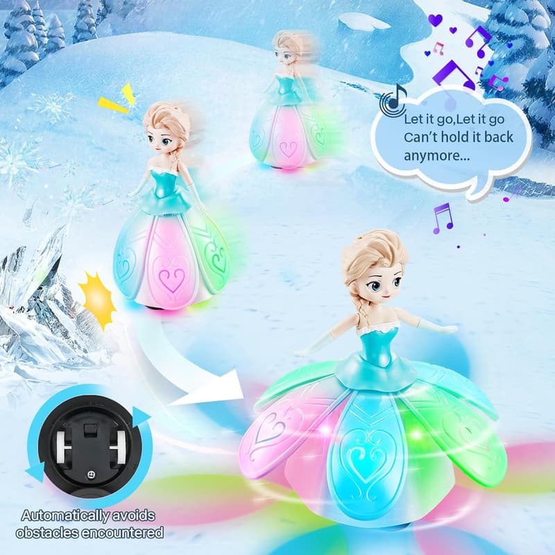 Interactive Dancing Princess Robot Toy for Girls Ages 3-6