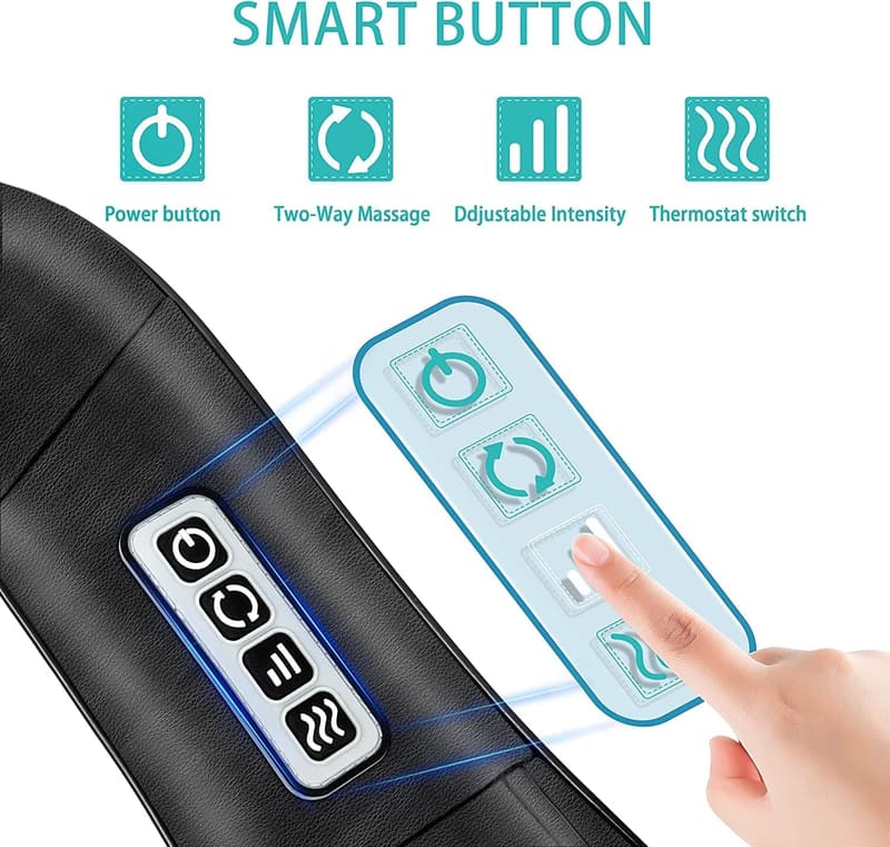 Mother's Day Electric Shiatsu Back and Neck Massager with Heat