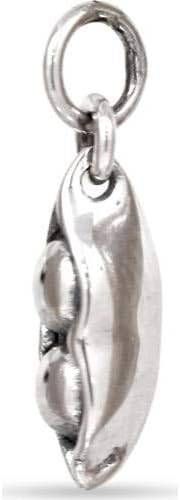 Sterling Silver Two Peas in a Pod Charm with Jump Ring