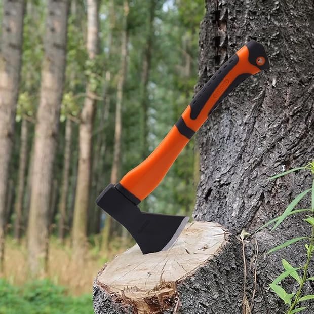 Heavy Duty Small Camp Hatchet with Sheath and Forged Steel Blade