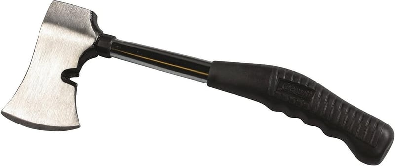 Coleman Dual-Use Camp Axe with Steel Head and Non-Slip Grip