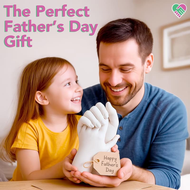 Couples Hand Casting Kit - Original Gift for Weddings & Anniversaries