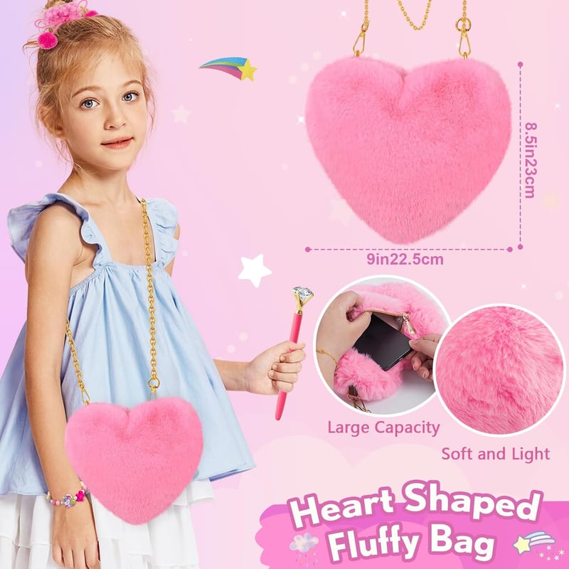 Unicorn Gift Set for Girls - Plush Purse, Diary, Frame & More