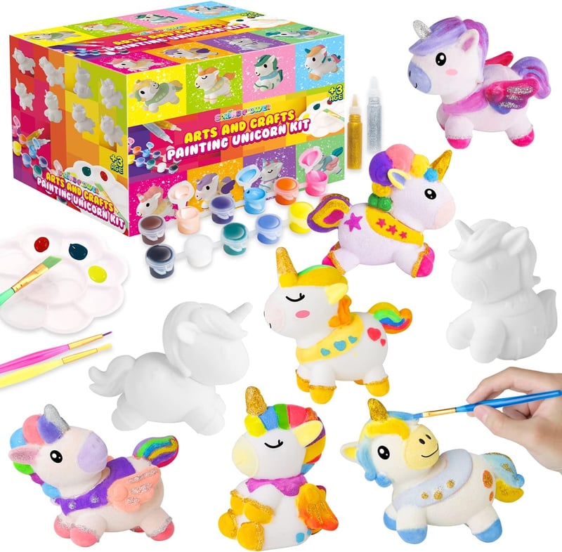 Unicorn Painting Kit - DIY Arts & Crafts Gift for Girls