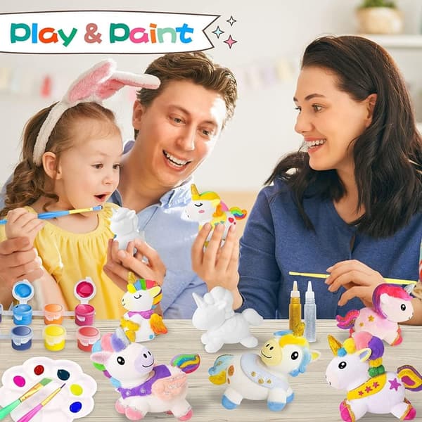 Unicorn Painting Kit - DIY Arts & Crafts Gift for Girls