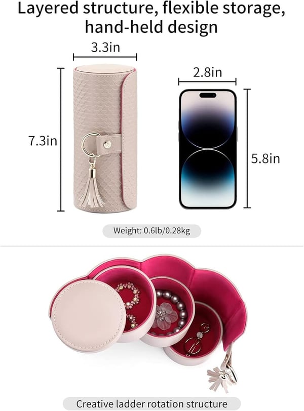 Travel Jewelry Case for Women - Essential Gift for Couples and Friends