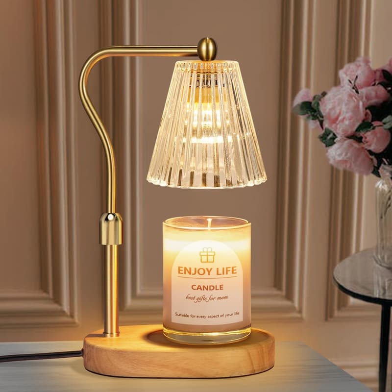 Candle Warmer Lamp with Timer & Adjustable Height for New Home