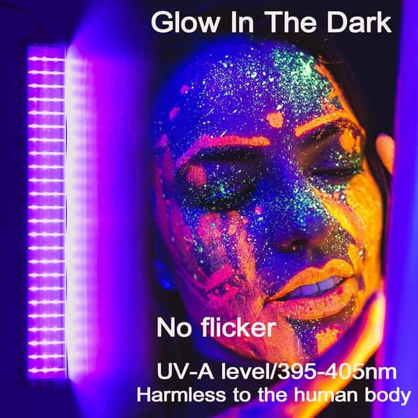 25W LED Black Light Bar - UV Glow Party Lighting