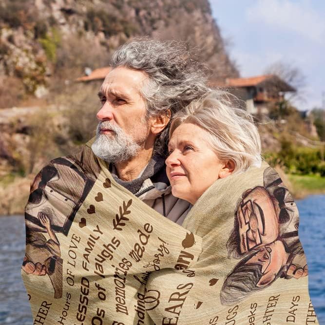 50th Anniversary Blanket Gift for Couples, 60