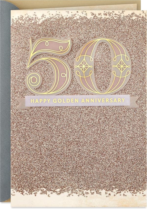 50th Anniversary Card (Golden Birthday)