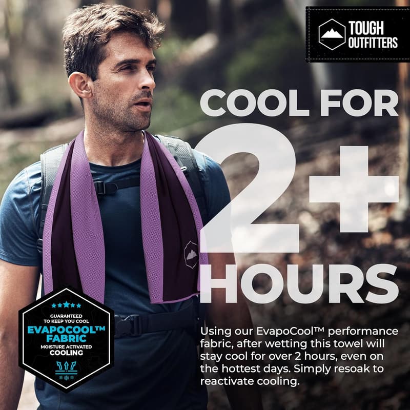 Cooling Towel for Extreme Heat - Versatile Neck & Face Wrap