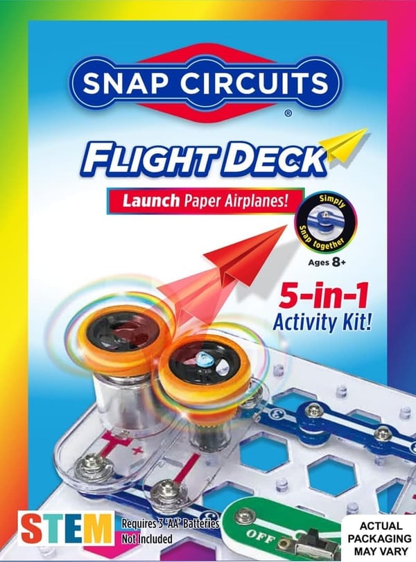 STEM Toy Kit: Snap Circuits Flight Deck for Ages 8+
