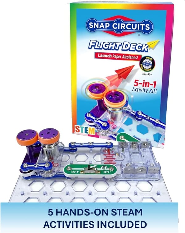 STEM Toy Kit: Snap Circuits Flight Deck for Ages 8+