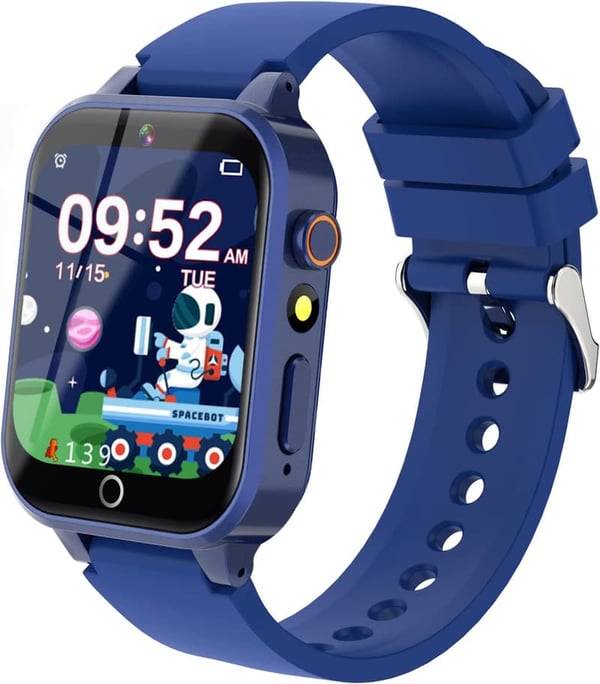 Kids' Smart Watch with Games, HD Camera & Pedometer for Ages 4-12