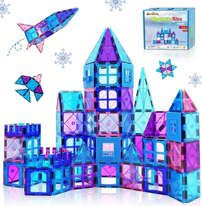 Magnetic Building Blocks for Kids Age 3-8 - Princess Castle Set