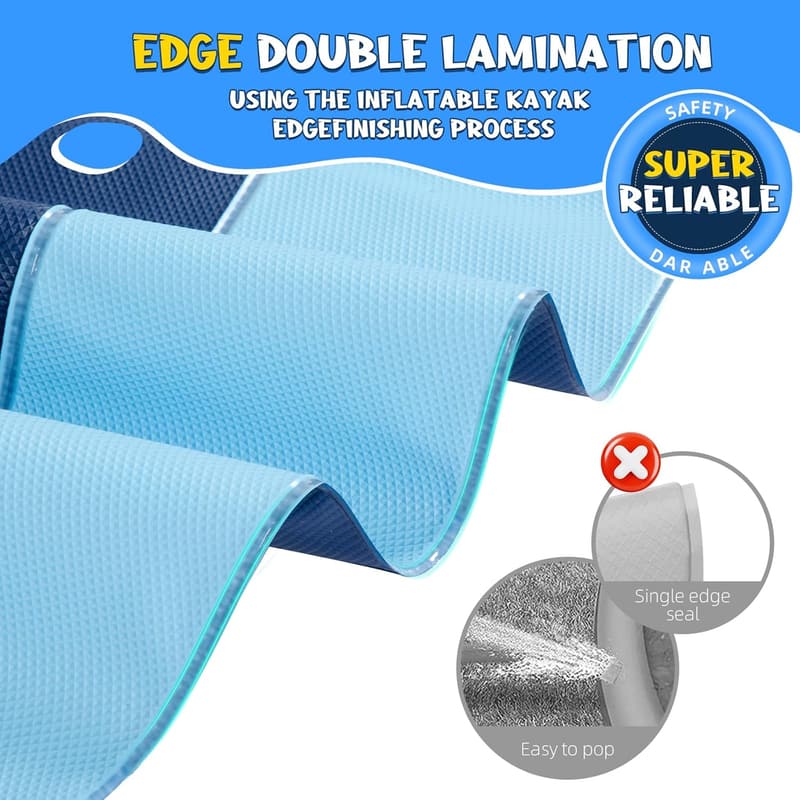 Extra Large Non-Slip Splash Pad for Kids & Pets, 80