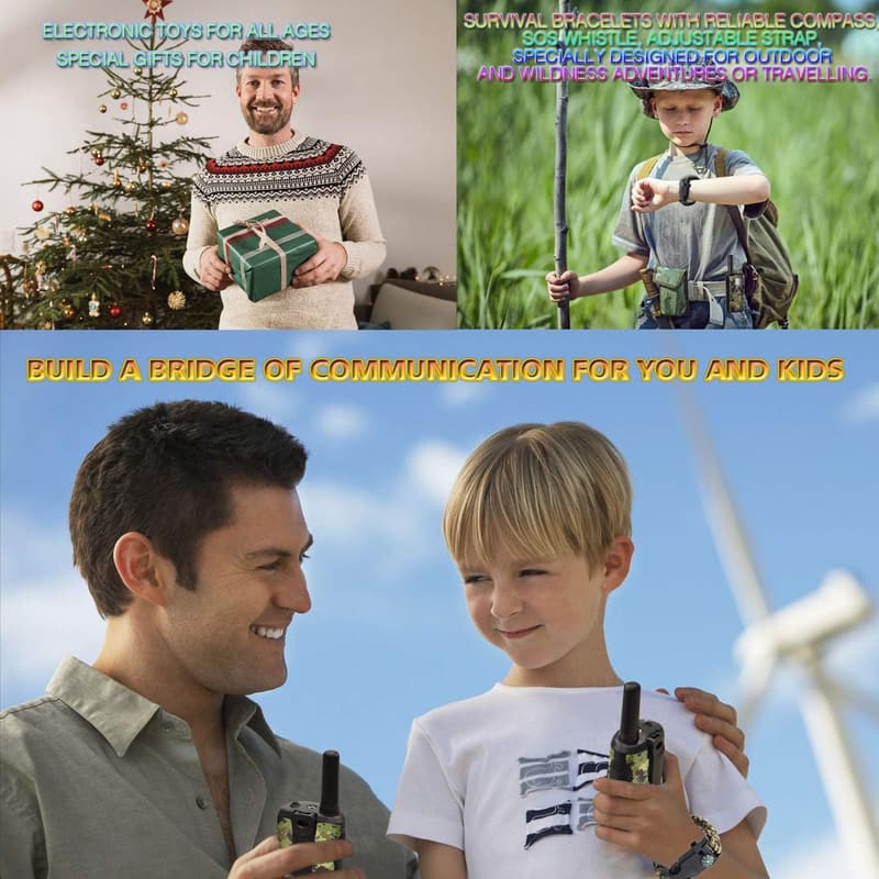 Kids Walkie Talkies - 22 Channel 2-Way Radio for Ages 5-12