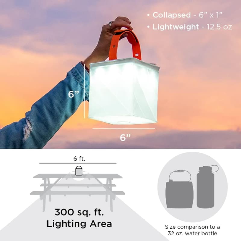 LuminAID Solar Lantern & Phone Charger for Camping & Emergencies