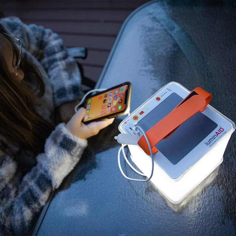 LuminAID Solar Lantern & Phone Charger for Camping & Emergencies