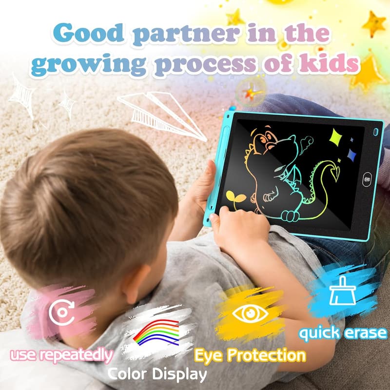 8.5-Inch LCD Writing Tablet for Kids - 2-Pack