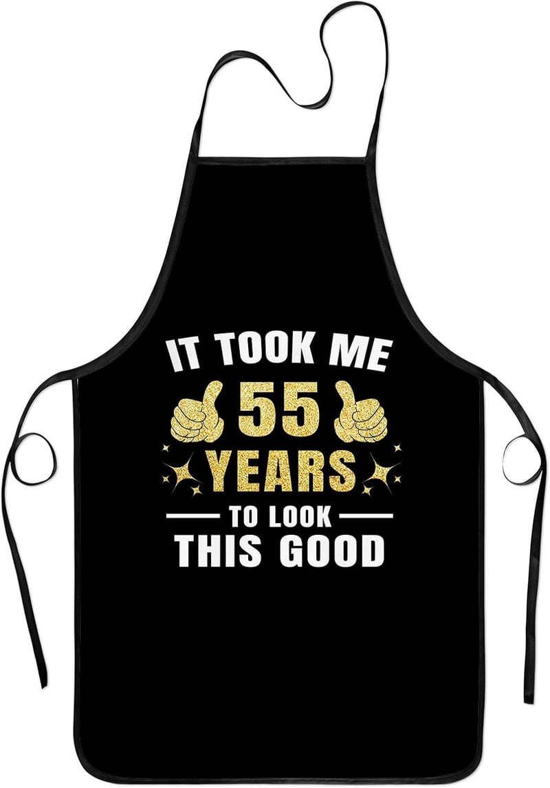 Funny Chef Apron for Milestone Birthdays - Gifts for Couples