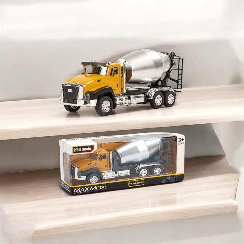 Alloy Die-Cast Pull-Back Cars for Boys, 1/50 Scale
