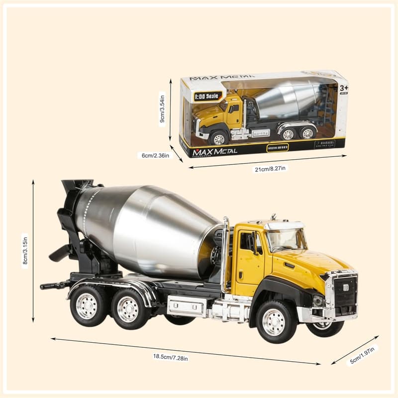 Alloy Die-Cast Pull-Back Cars for Boys, 1/50 Scale