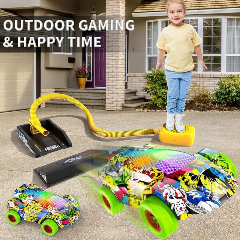 Outdoor Car Launcher Toy for Boys Ages 3-6