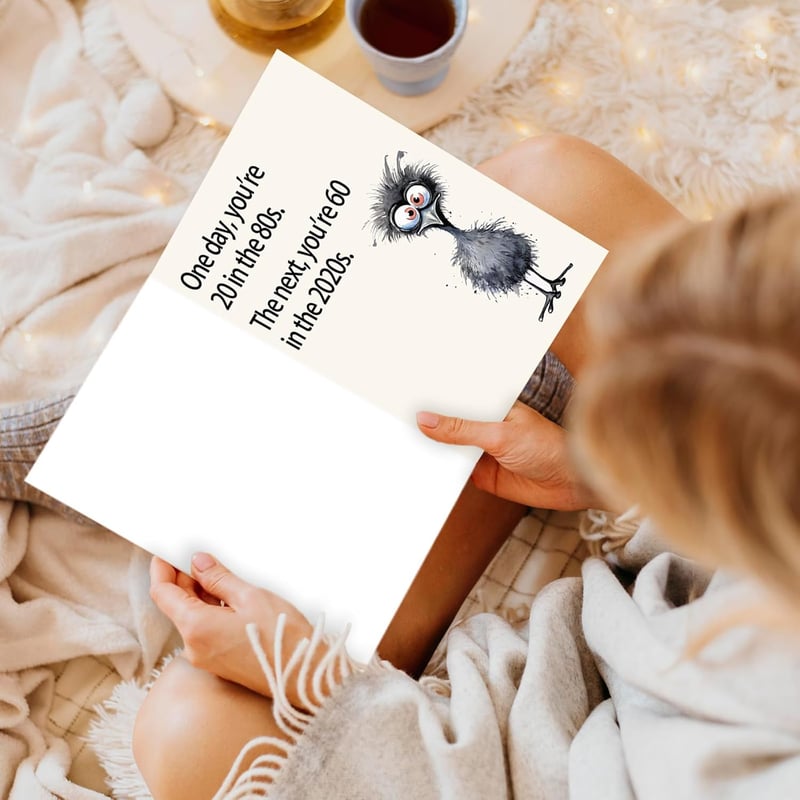 60th Birthday Card - Hilarious Gift for Him or Her