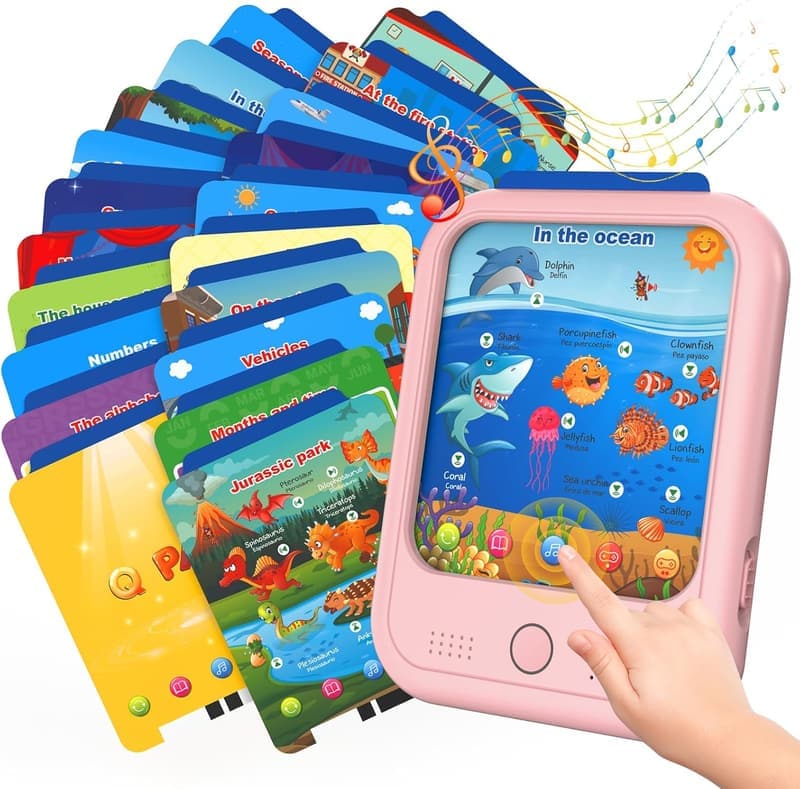 Educational Learning Tablet for Kids - Interactive Alphabet, Colors & Numbers Toy for Ages 2-6