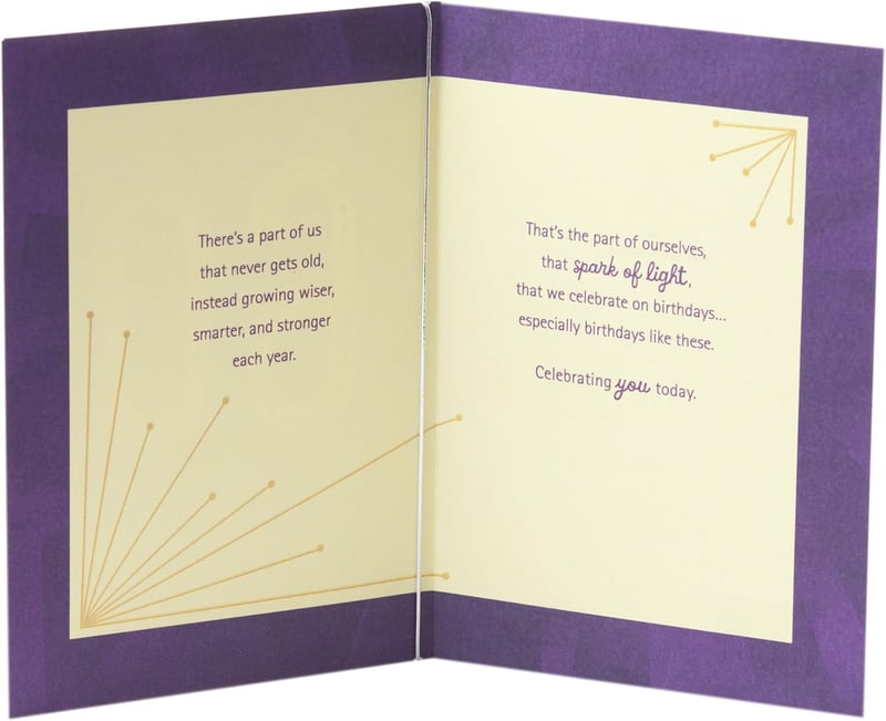 60th Birthday Greeting Card with Tassel