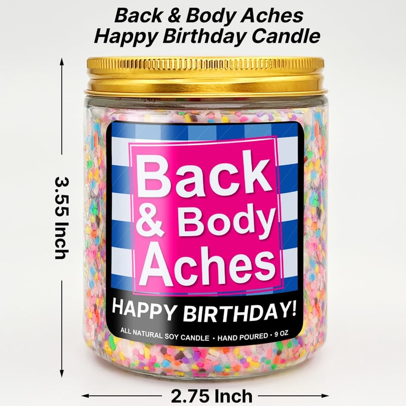 Unique Birthday Candle for Him or Her - Perfect for Milestone Celebrations