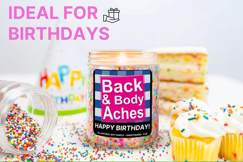 Unique Birthday Candle for Him or Her - Perfect for Milestone Celebrations