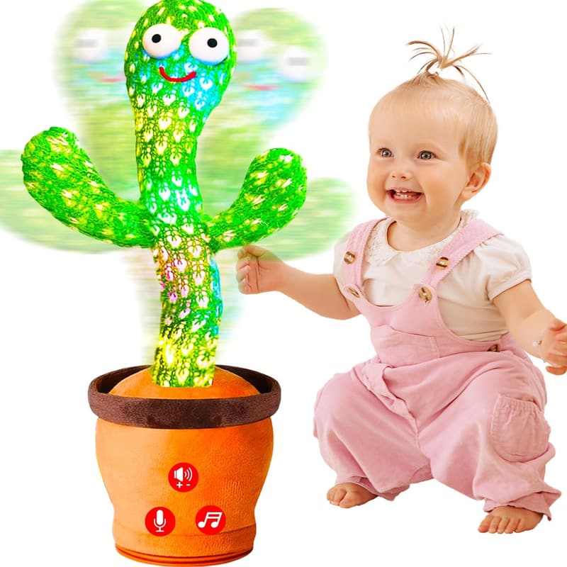 Interactive Dancing Cactus Toy for Babies - Volume Adjustable