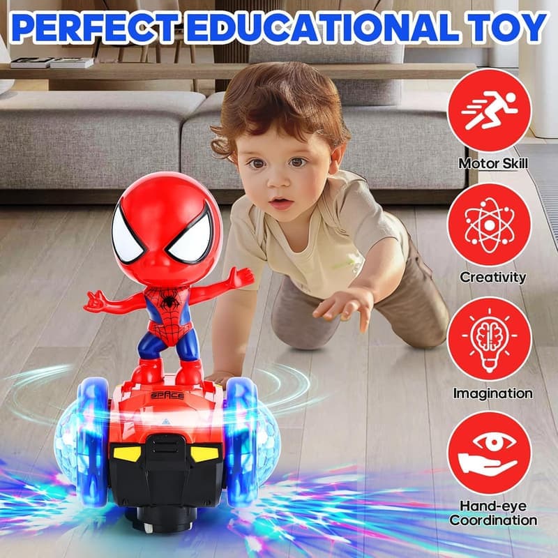 Dancing Robot Toy Car for Toddlers with Music and Lights