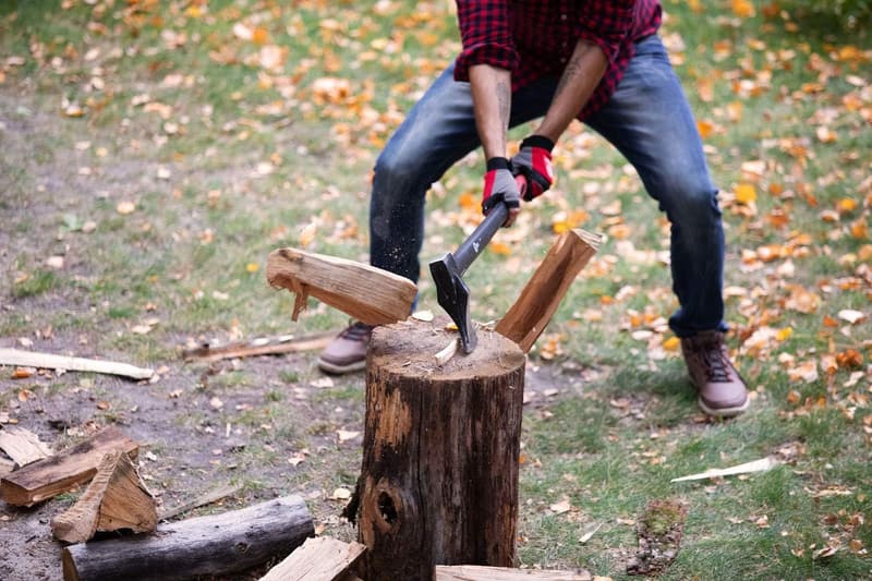 Log Splitting Maul Axe – 36” Shock Absorbing Fiberglass Handle
