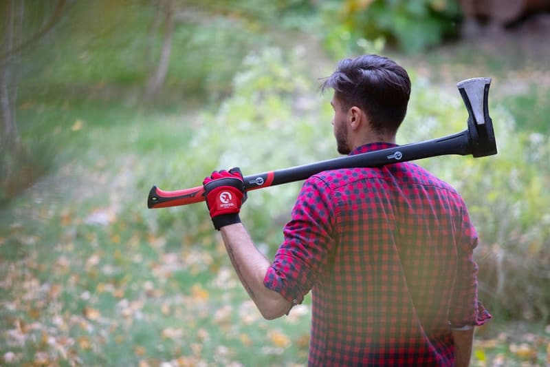 Log Splitting Maul Axe – 36” Shock Absorbing Fiberglass Handle