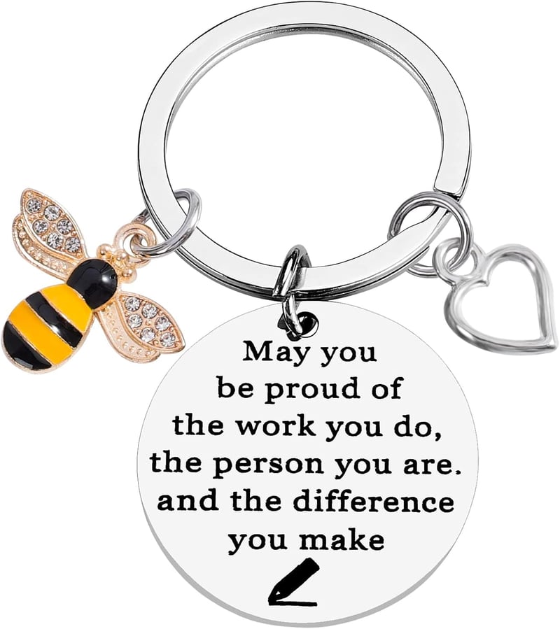 Cute Bee Keychain for Graduation & Birthday Gifts