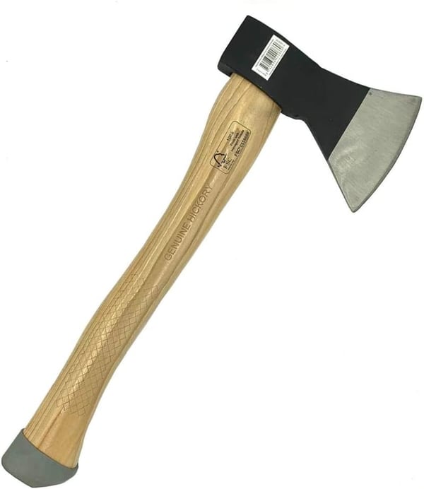 Genuine Hickory Wood Hatchet for Axe Throwing & Camping