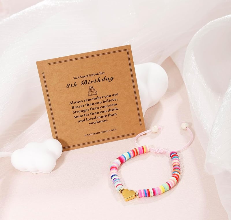 Unique Heart Charm Bracelets for Girls’ Birthday (Ages 8-12)