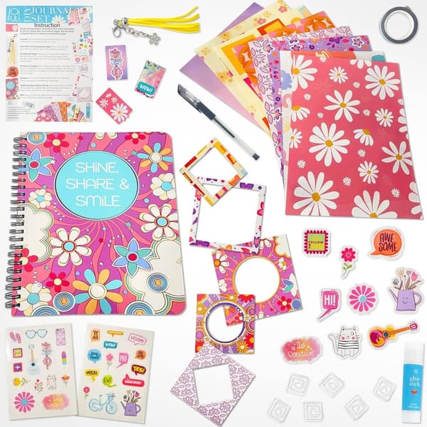 DIY Journal Set for Girls Ages 8-13 - Perfect Gift