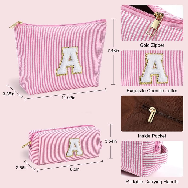 Valentine's Day Personalized Makeup Bag for Teen Girls