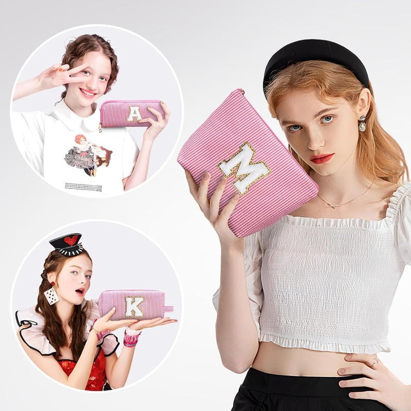 Valentine's Day Personalized Makeup Bag for Teen Girls